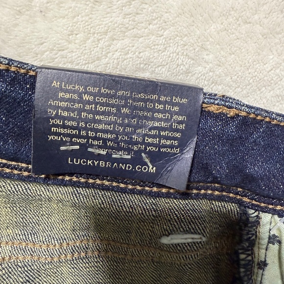 Lucky Brand Women's Jeans Plus 24W Reese Boyfriend Blue Denim - Stretch,Mid-Rise - Picture 11 of 12